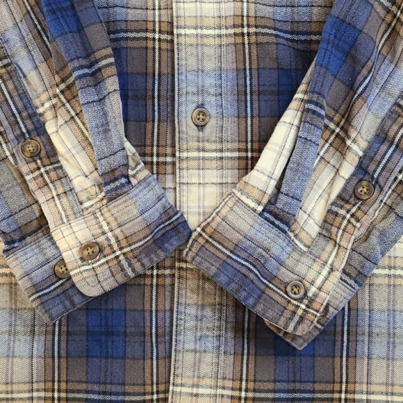 Carhartt Hubbard Heavyweight Orginal Fit Flannel Button-down Long Sleeve Shirt L - Picture 10 of 13